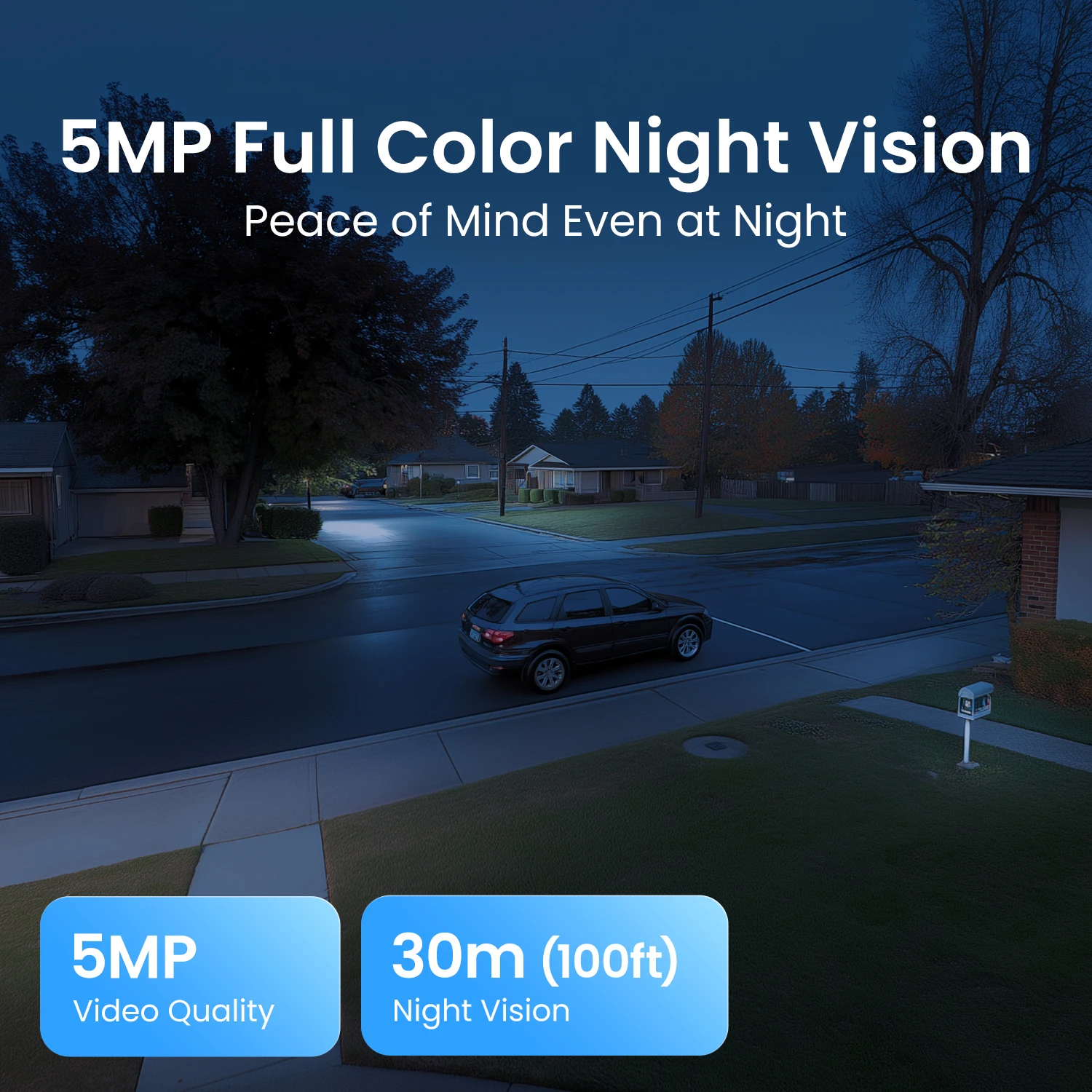 ZOSI 4K 16CH Spotlight PoE Surveillance System H.265 8MP 5MP Smart Security Camera System 2-Way Audio AI Human Detection NVR Set - 30