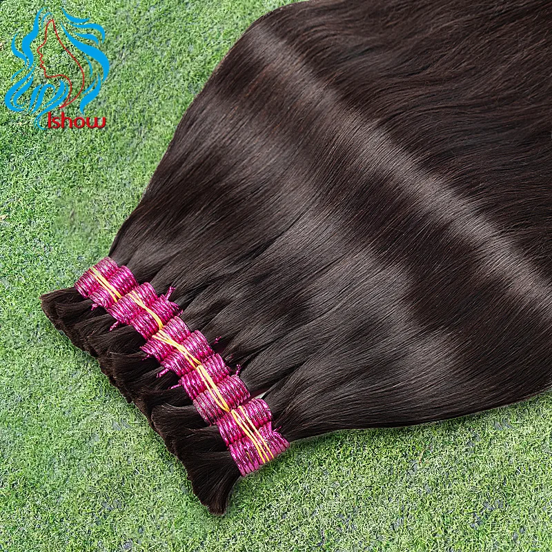 

Wholesale Natural Unprocessed Virgin Brazilian Hair Vendors Straight Hair Bulk 100% Human Hair Extensions No Weft For Braiding