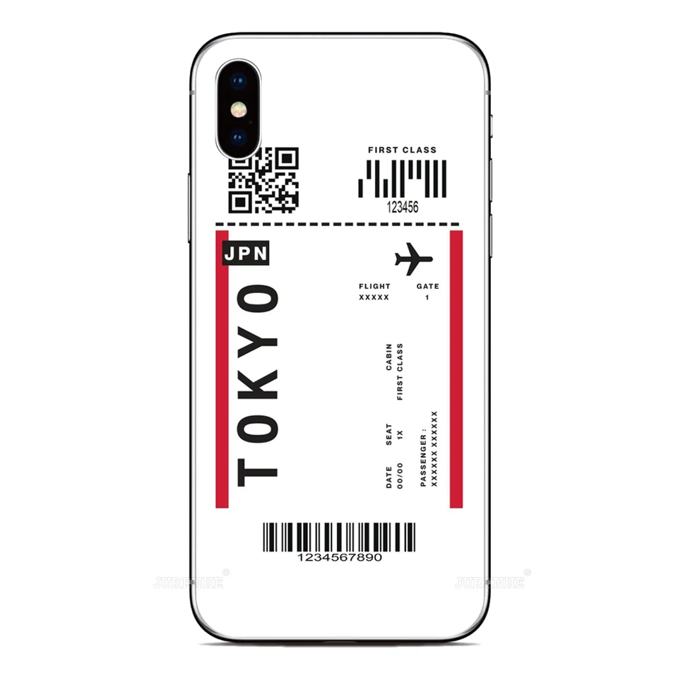 Flight Ticket Cover For Xiaomi 13 12 Lite 11 12T 12X 12S 11T Mi A2