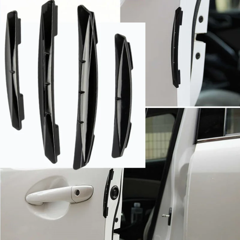 Car Door Edge Guards 4PCS/Set Universal Trim Molding Scratch Collision Protection Strip Auto Accessories