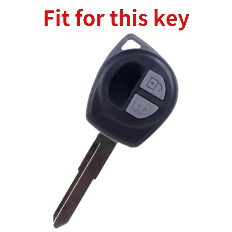Key case key case cover car key shell flip key fob shell Silicon Car Keys Cover For Suzuki Alto Baleno Window Grand Liana Cap SX4 Swift Vitara Key Case Keychain Shell Accessories