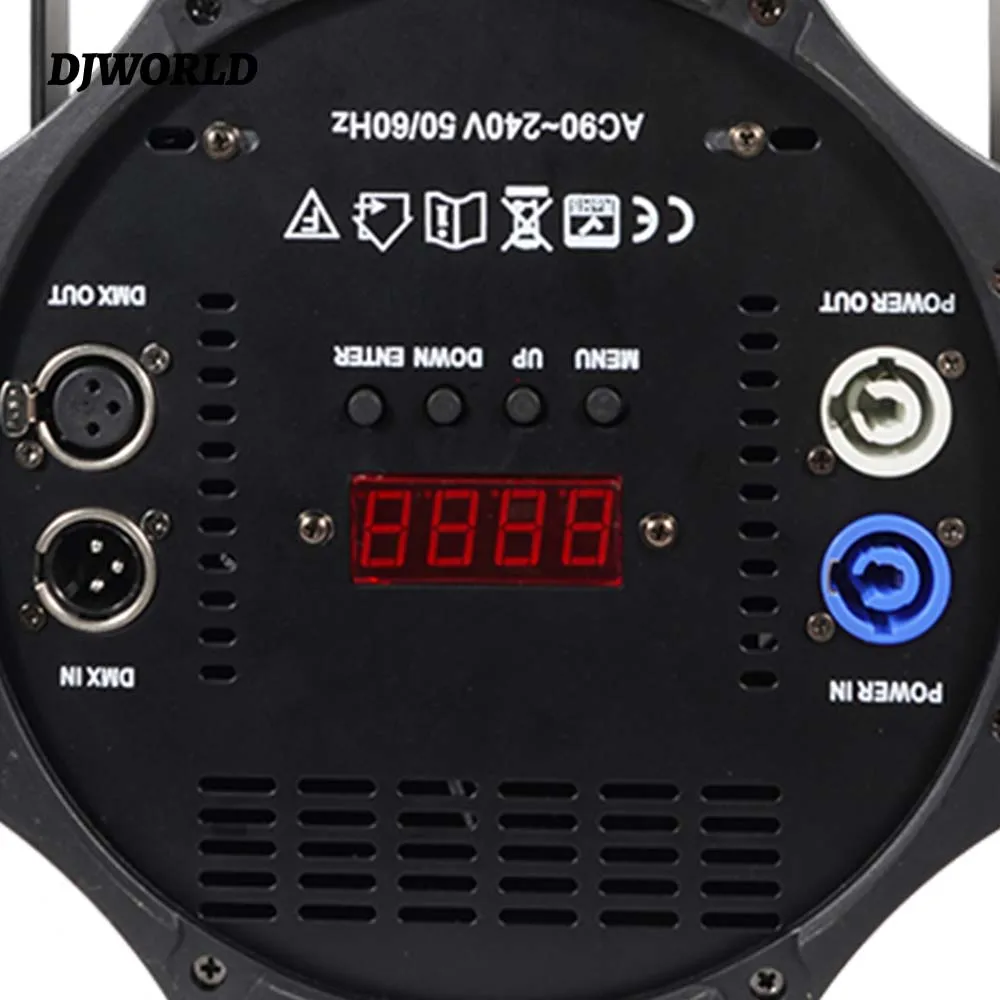 Zoom LED 200W COB Warm Cool White Par Lights With Baffle DMX512 Professional DJ Equipment For Party Theater Wedding Concert 4