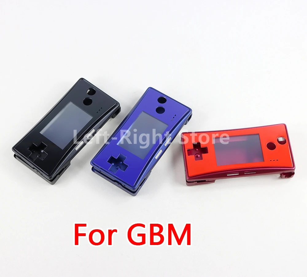 

1set For Nintendo Gameboy Micro GBM Front Back Cover Faceplate Battery Holder Screw Metal Housing Shell Case