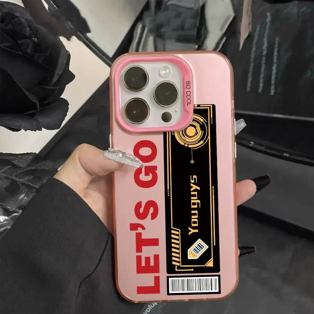 Colorful Soft Silicone Shockproof Protector Case - Fashion Couple Design