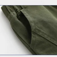 2-6Y الفتيان القطن سراويل تقليدية 2025 ملابس الاطفال الطفل بلون مرونة الخصر السراويل الأطفال السراويل الطويلة لارتداء اليومي 6