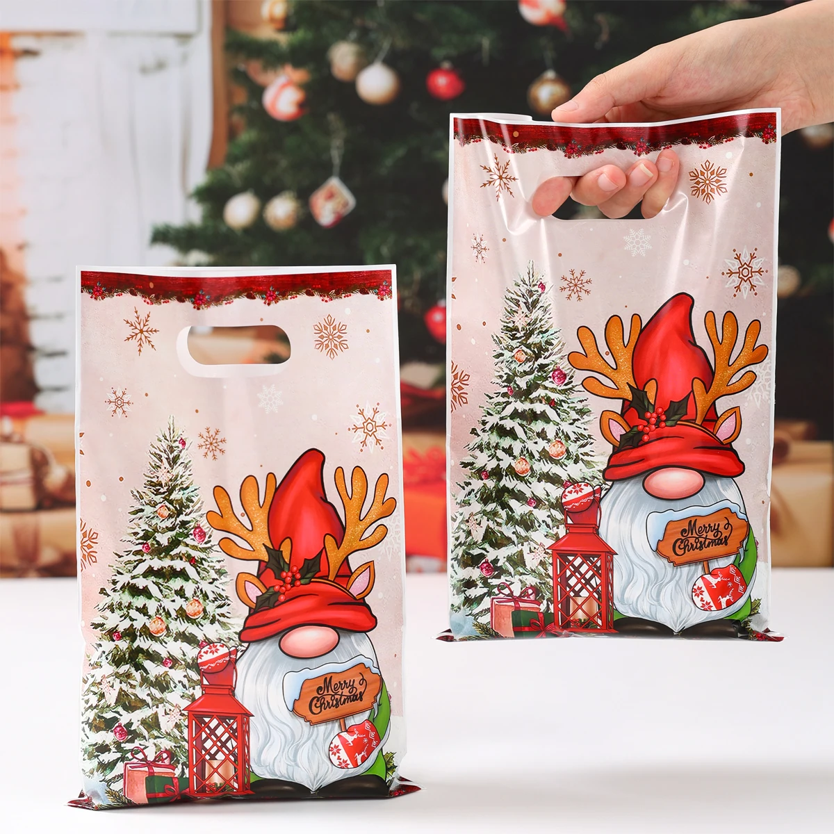 Christmas Snowman Gift Handbag Merry Christmas Decoration for Home 2025 Navidad Natal S... - SKU CSGH1842 - UGI Packaging