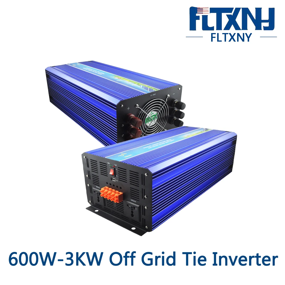 China Factory 3000W Monofase Onda Sinusoidale Pura Off Grid Turbina Eolica Inverter Solare 12V ~ 110V Dc 100 ~ 240 Vac Output Wind Sys
