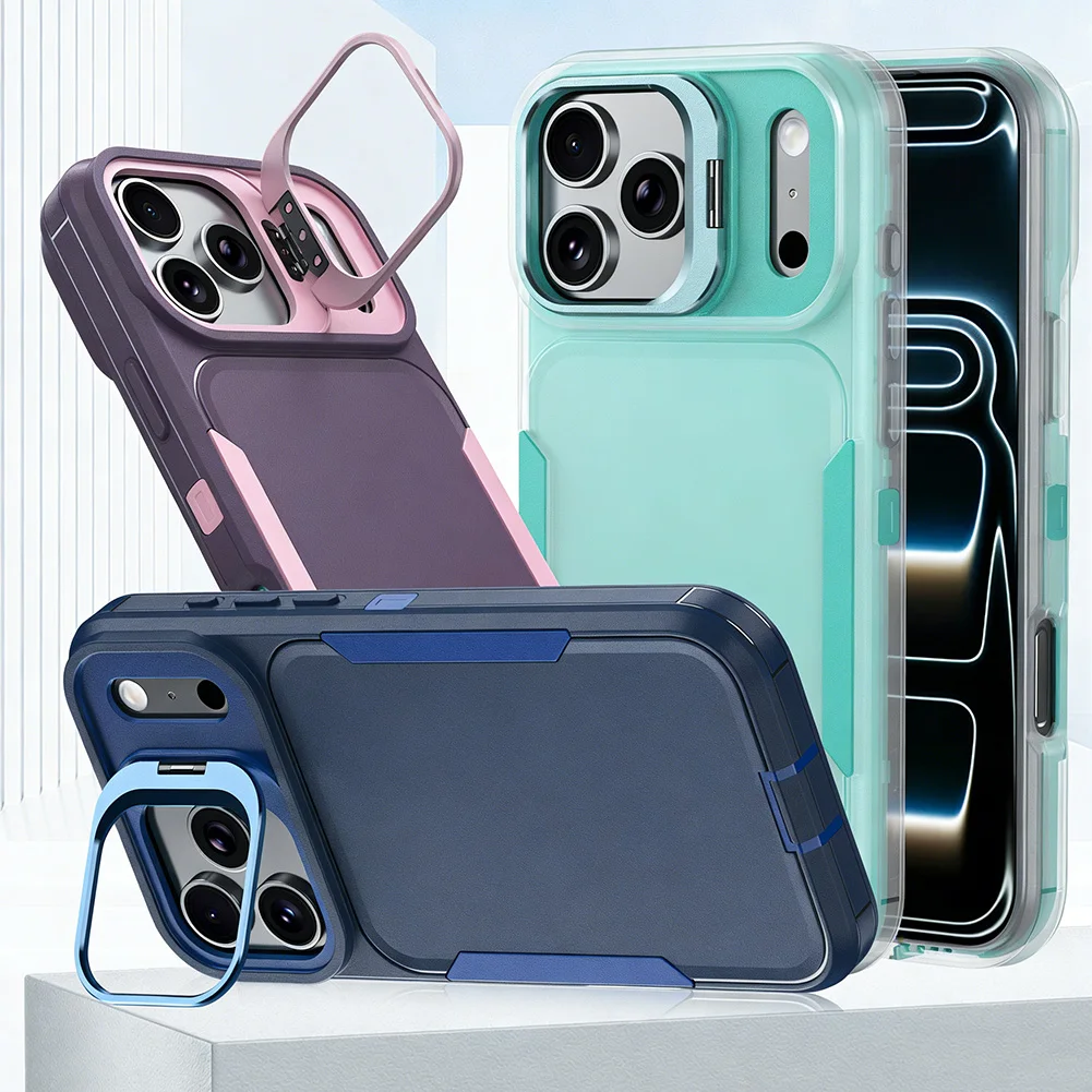 Ultimate 360° Full Protection Heavy Duty Case with Alloy Lens Holder Cover