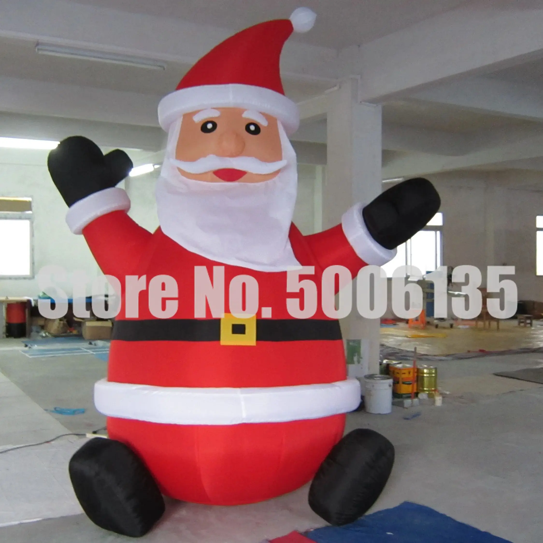 

Giant Christmas Advertising Decoration Inflatable Santa Claus Snowman Weather Proof Outdoor Party With Blower For Festival Event