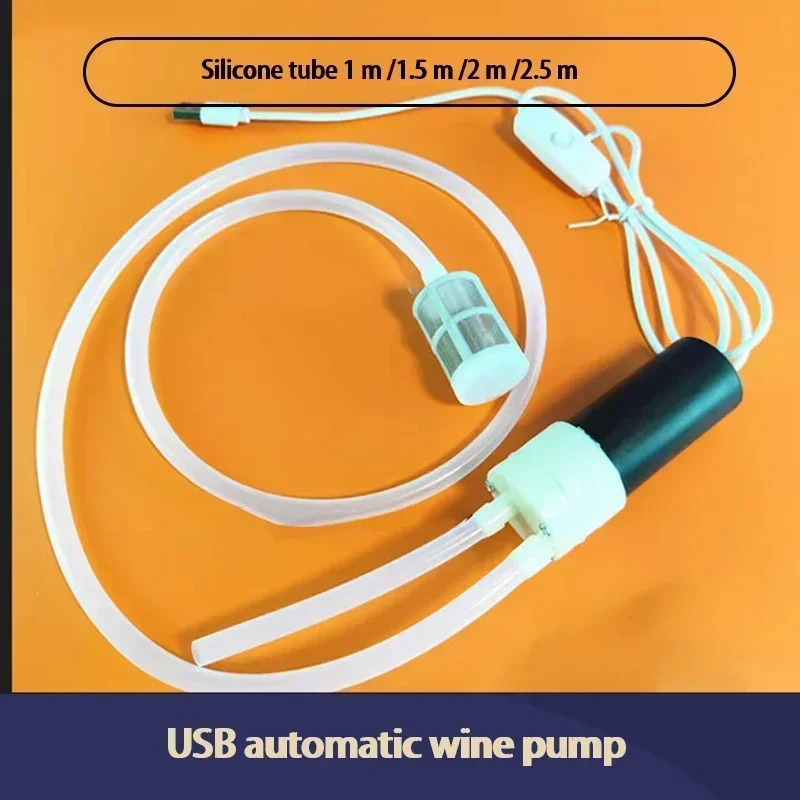 DIY High-Flow Electric Peristaltic Pump Wine USB Interface Miniature Dosing Hose