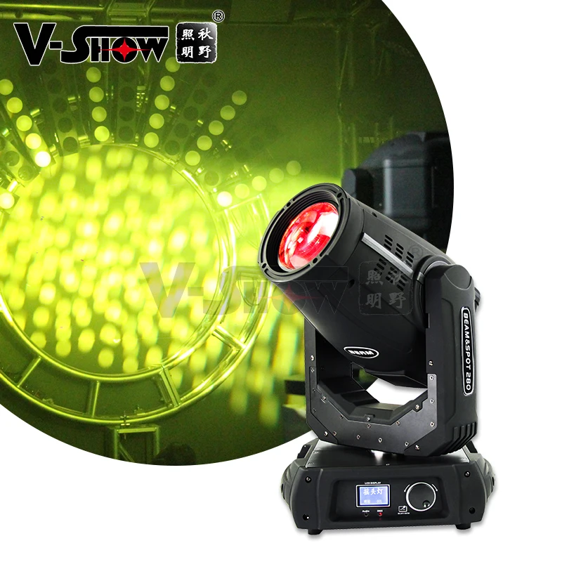 

Высокооптический объектив Монстр движущаяся головка луч пятно мыть 280 Вт 3 в 1 вращающаяся, для мытья beam gobo dj освещение