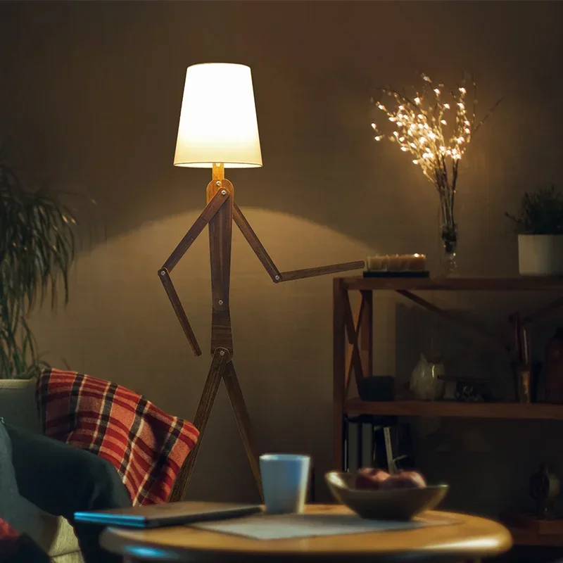 Description Picture 3 of itemCreative humanoid floor lamp in living room, personalized decorative cartoon desk lamp in children's room, bedroom 인테리어stehlampe
