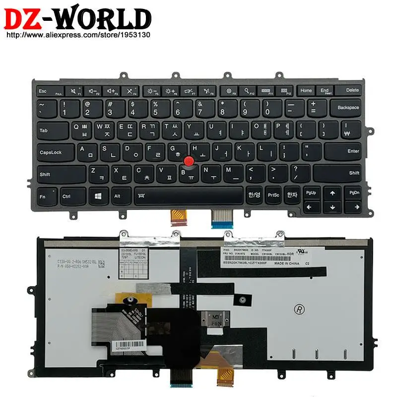 GR TH TW LT Teclado com retroiluminação,