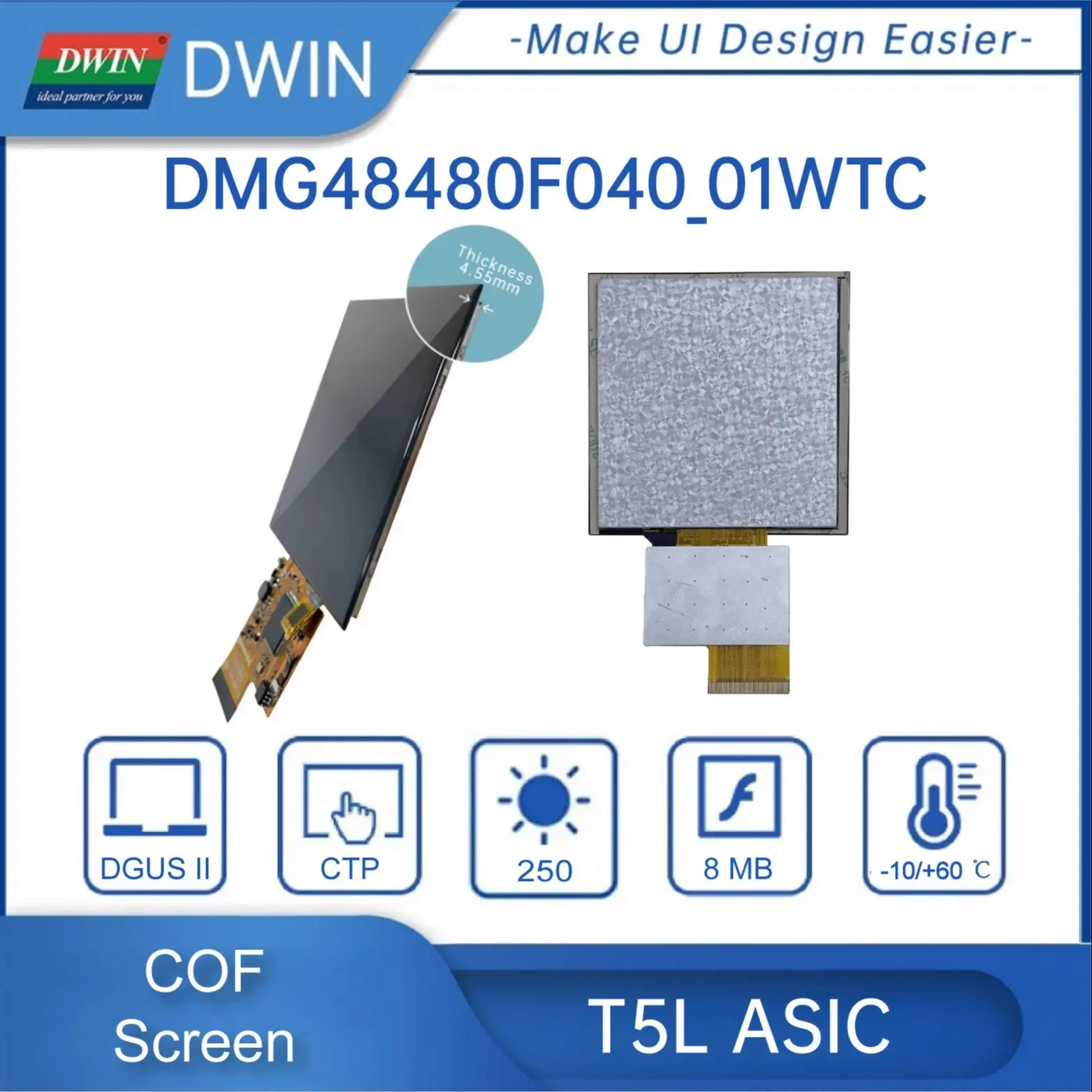 Layarch  配布デモテープ　i/D Low Power Monochrome 240X128 LCD Display for Versatile