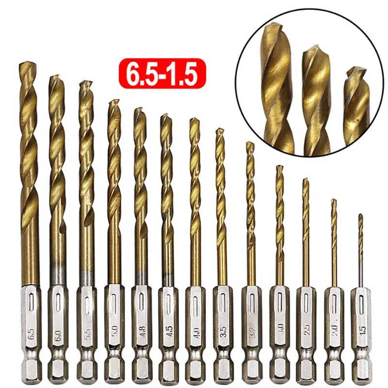 1pcs1565mmHighSpeedSteelTwistDrillStainlessSteelToolWhole