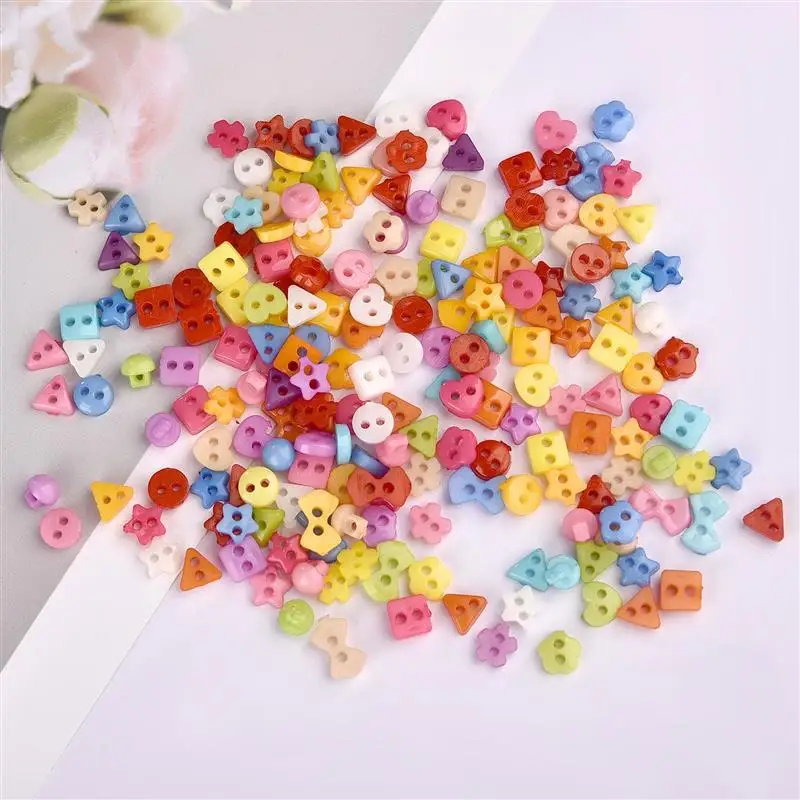 5-7mm 미니 버튼 레진 버튼 인형 옷 버튼 수제 의류 바느질 DIY 공예 바느질 액세서리