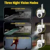8MP 4K Wifi Wireless Security Cameras Outdoor Monitor Color Night Vision Two-Way Audio Smart Home CCTV HD Surveillance IP Camera 2
