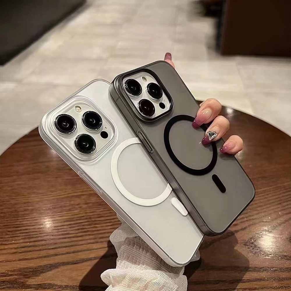 Matte Ultra-Thin Magnetic Wireless Charging Cover