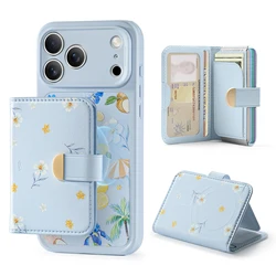 Slim Magnetic Wallet with RFID Blocking - 5 - Card Holder by ESR (Light Blue)