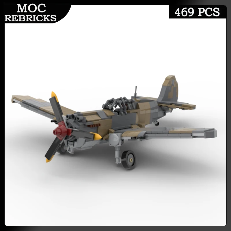 WW2 군사 무기 미국 항공 전투기 P-40 워호크 항공기 에어포스 MOC 빌딩..