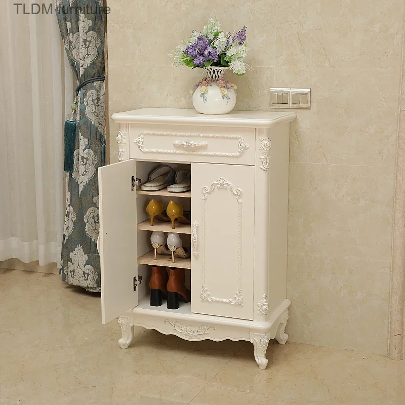 

Modern home shoe rack luxury storage entrance drawer shoe cabinet white indoor Szafka Na Buty furniture decoration