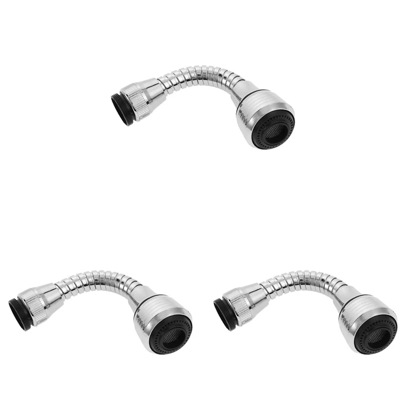 

3X 360 Degree Rotatable Water Saving Faucet Tap Aerator Faucet Nozzle Filter Water Faucet Bubbler Aerator