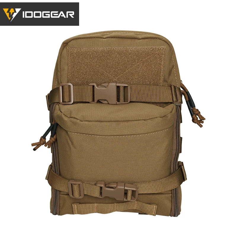 IDOGEAR 미니 전술 MOLLE 하이드레이션 팩 물통 가방 야외 물 주머..