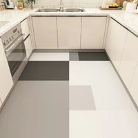 Kitchen Oil-proof and Non-slip Rug PVC Leather Carpets Dirt-resistant Door Mats Simple Balcony Rugs Bathroom Waterproof Carpet 1