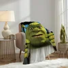 Cartoon S-ShrekS Cute Funny Blanket Plush Nap Sofa rug for Living Room Warm Office Bedroom Birthday Home Travel Kid Gifts 4
