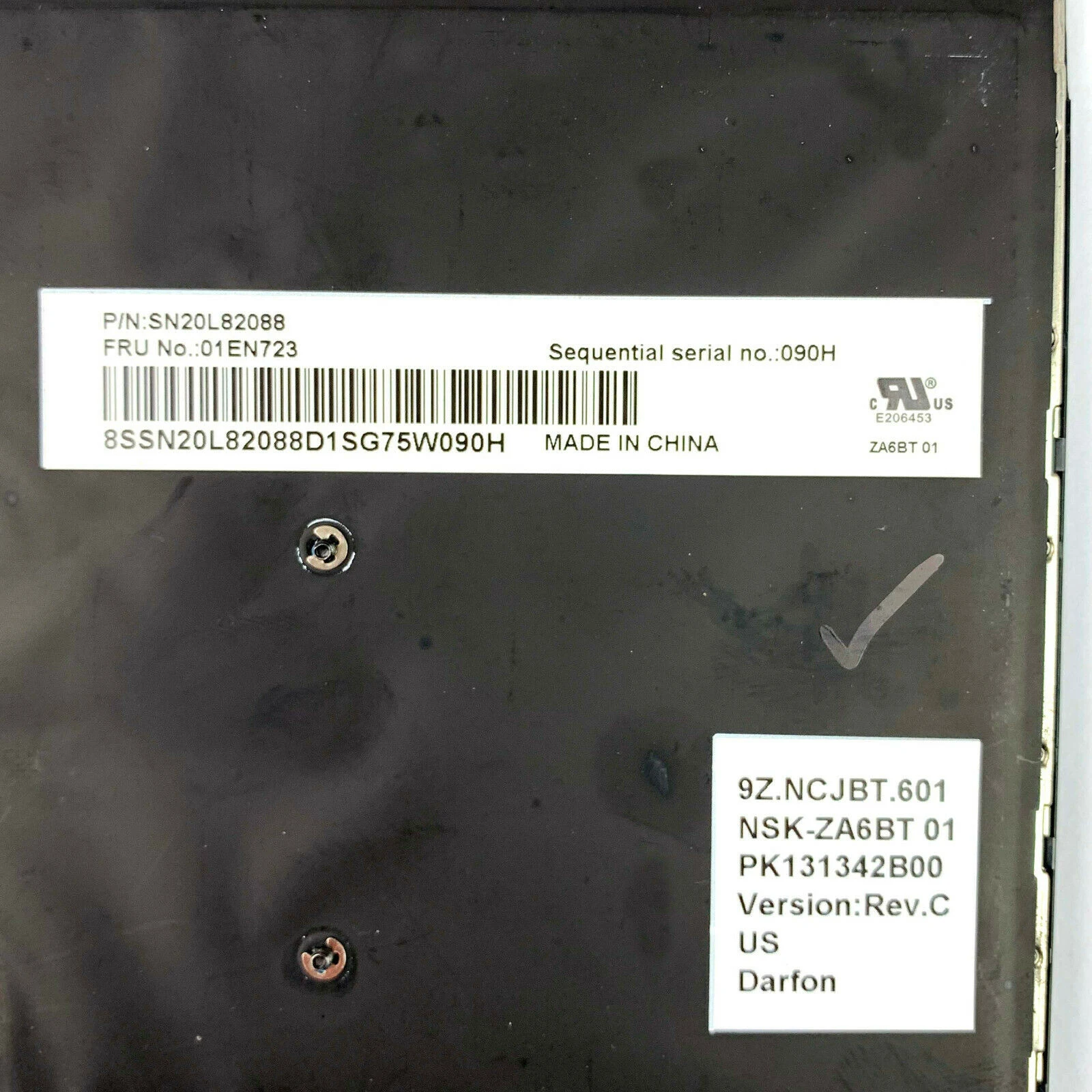 Genuíno Eua Layout Retroiluminado Teclado Substituição para Lenovo Thinkpad T460s T470s 01en682 01en723 - Imagem 3