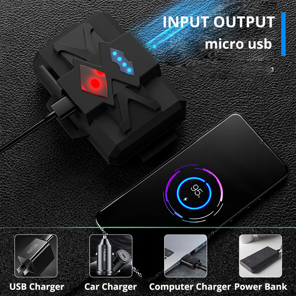 Brightest XHP360-36CORE Headlamp usb Rechargeable waterproof