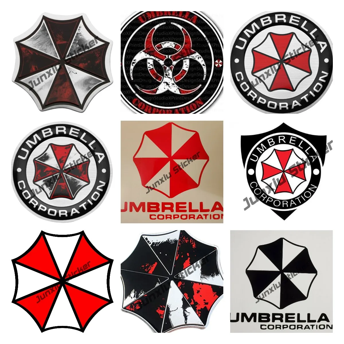 CreativeStickersUmbrellaCorporationCarStickerEmblemDecorations