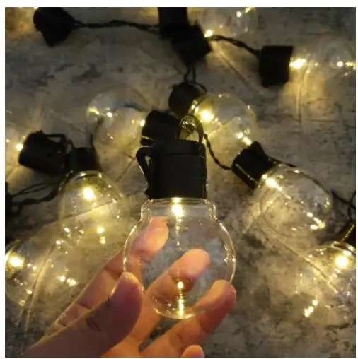 Solar String Lights 3.5m/5m/6.5m Fairy String Lights waterproof Bulbs Christmas Wedding Party Garden Decor Camping Garden Light solar security light