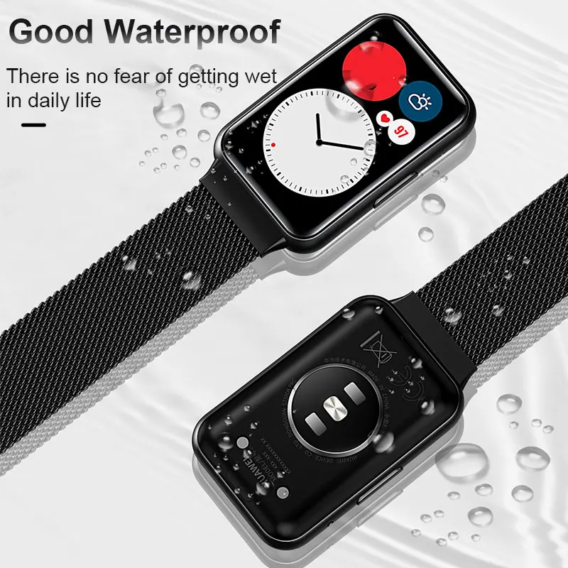 Milanese Loop Metal Band with Integrated Case and TPU Screen Protector