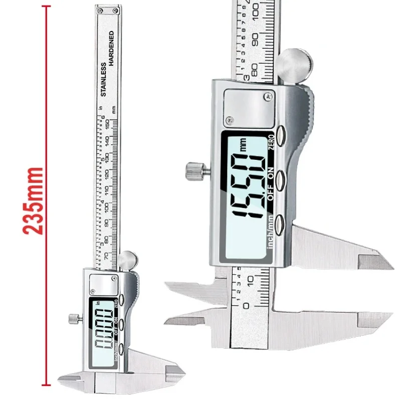 6 Inch Digital Vernier Caliper Measuring Tool for Industrial Use