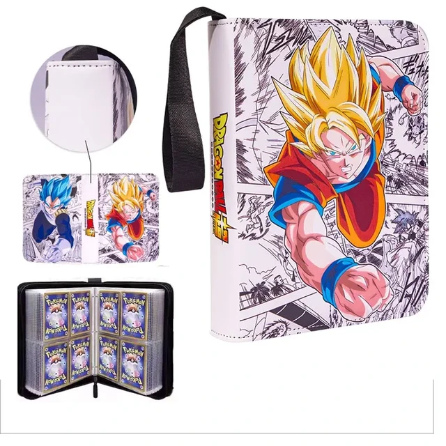 ALBUM CLASSEUR DE Rangement Cartes DBZ Dragon Ball Z - 32 Pages x