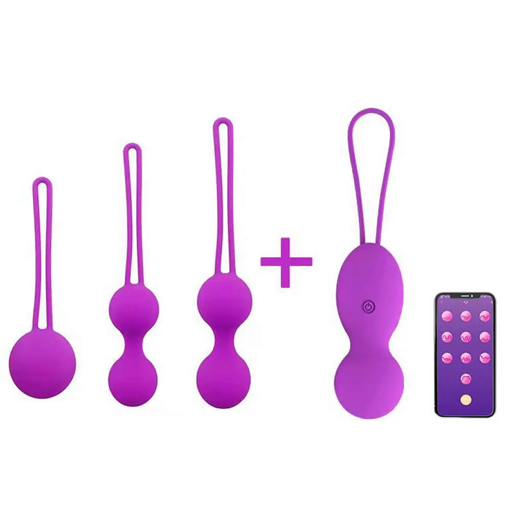 Vagina Muscle Trainer APP Tighten Ben Wa Kegel Ball Egg Intimate Sex Toys For Adults Women