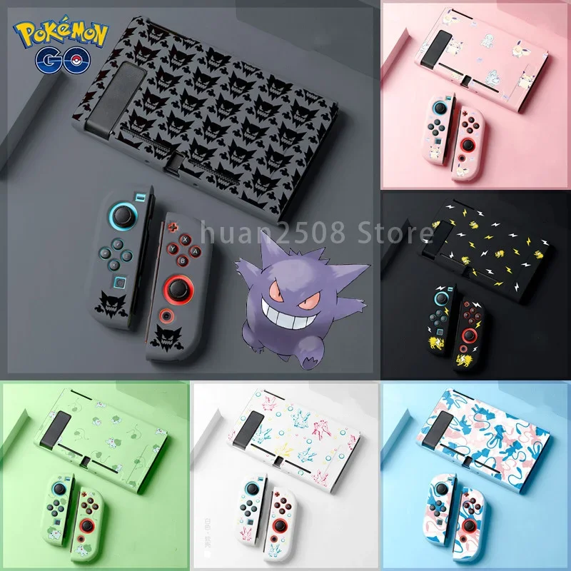 Anime Pokemon Pikachu Gengar Custodia Protettiva Morbida Per Cartoni Animati Shell Per Nintendo Switch Console Di Gioco Cover Shell Per Nintendo Switc