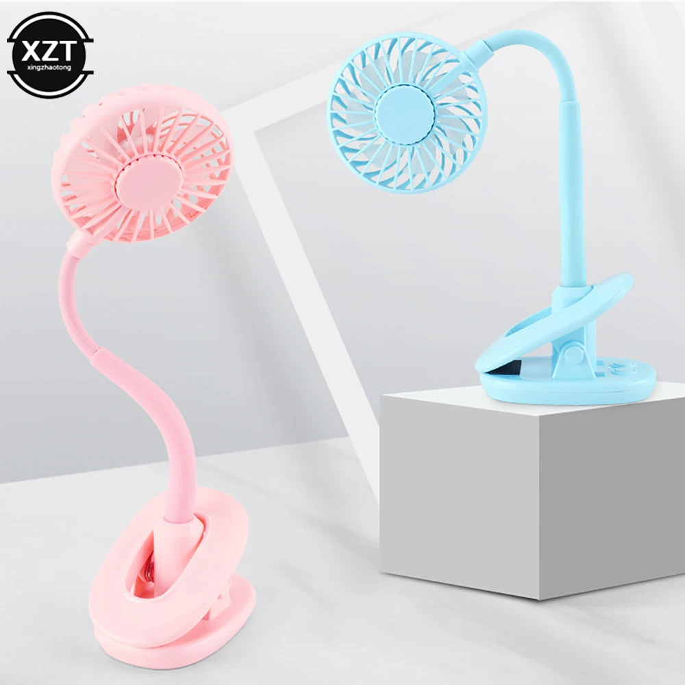 Bendable Cooling Fan Car Seat Clip Fan Usb Charging Small Mute Desktop Baby Stroller Summer Cooling Fans