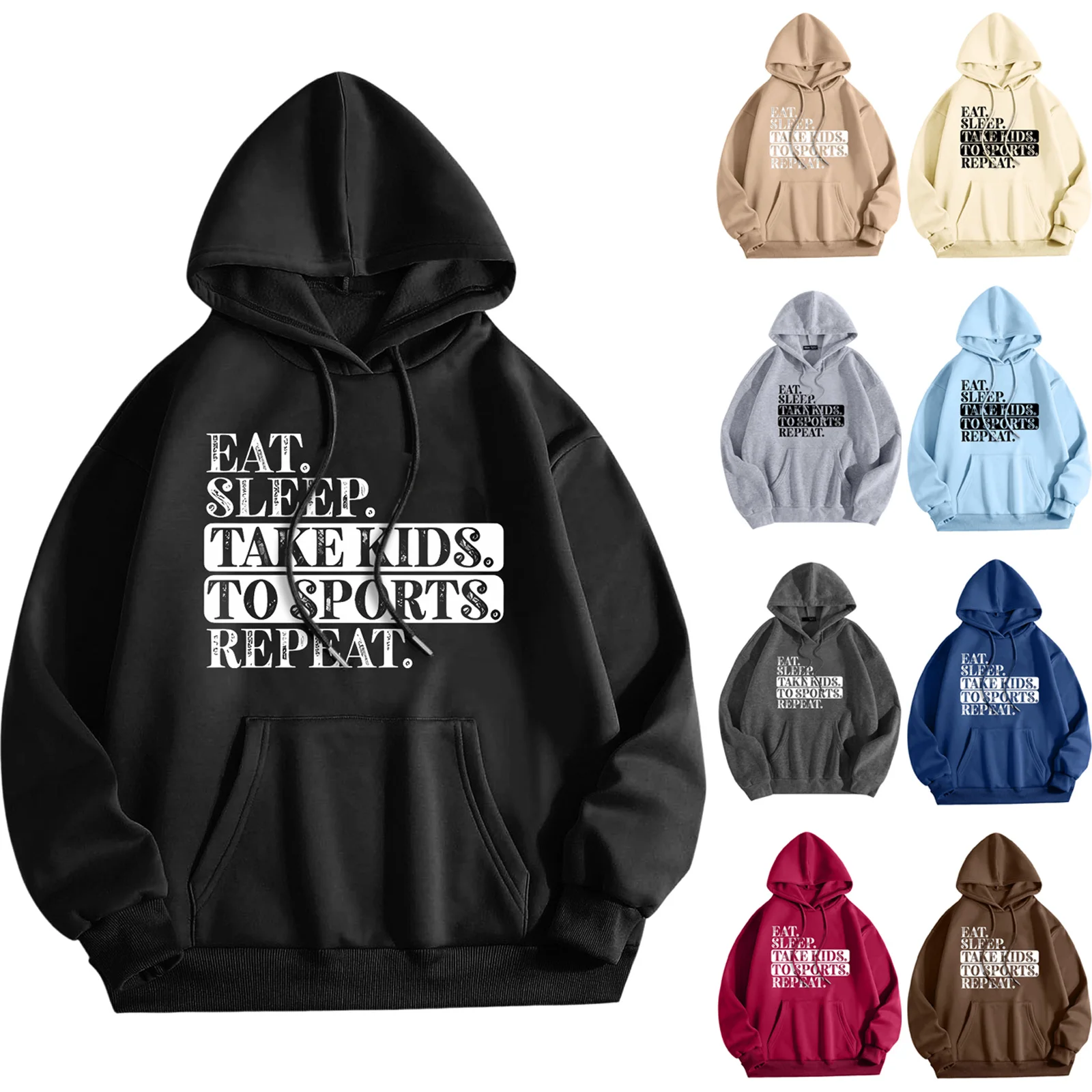 

Women Casual Sweatshirt Loose Letter Print Hoodie Pullover Long Sleeve Workout Fall Clothing Hip- Gothic aesthetic