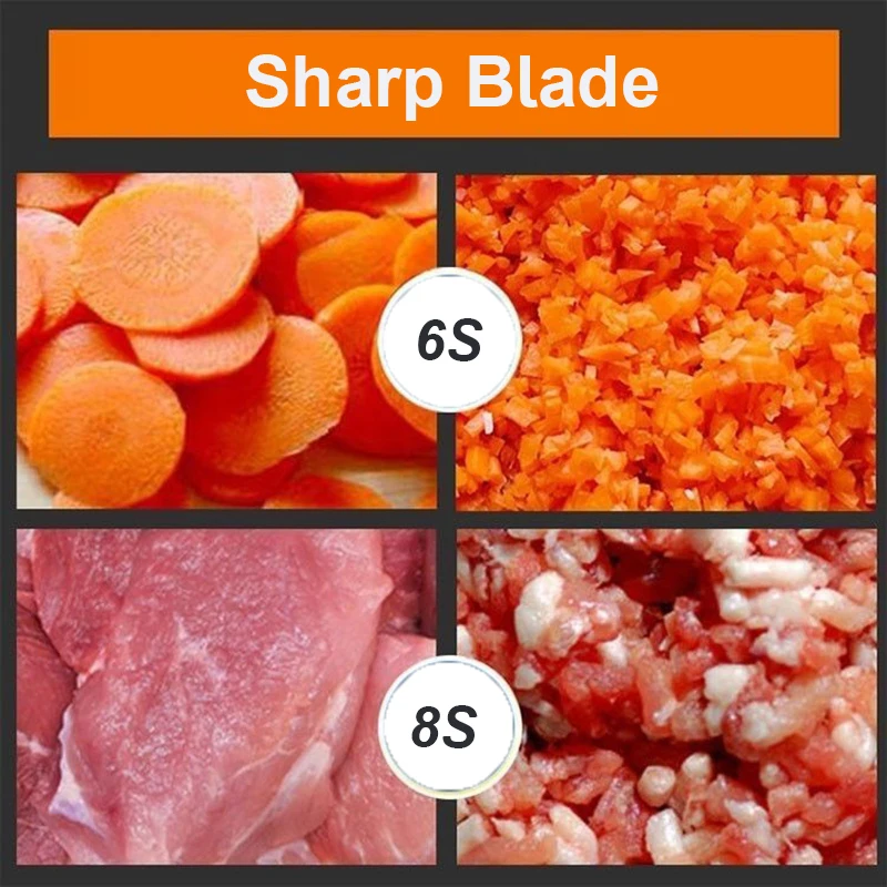 6D stainless steel blade for 5L meat grinder Meat Grinder Accessories Food Crusher Processor Slicer Replacement Blade 3