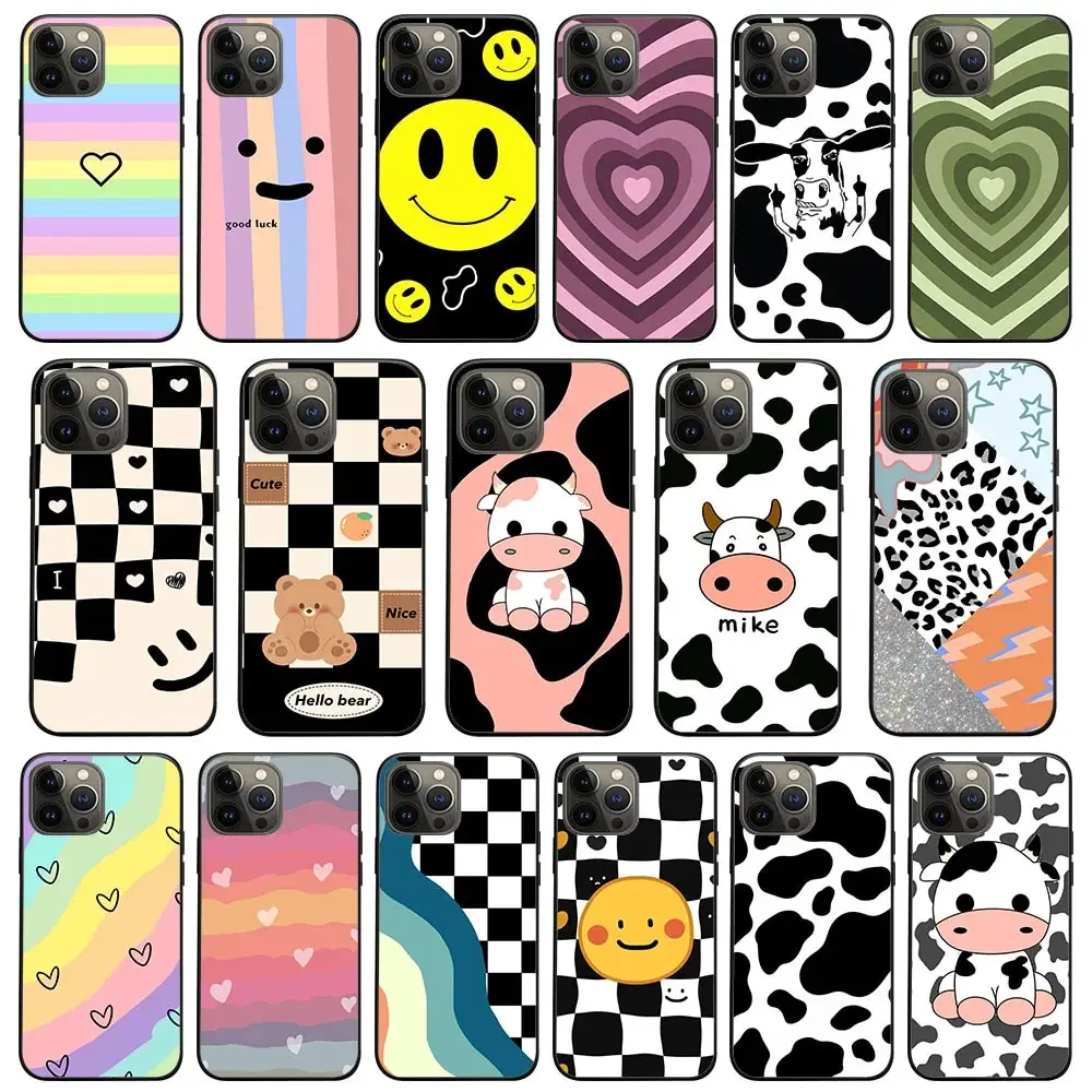 Wk-55 Rainbow Smile Cow Custodia Morbida Per Xiaomi Redmi Note 6 7 8 9 9S 9T 8T 10 Pro Max