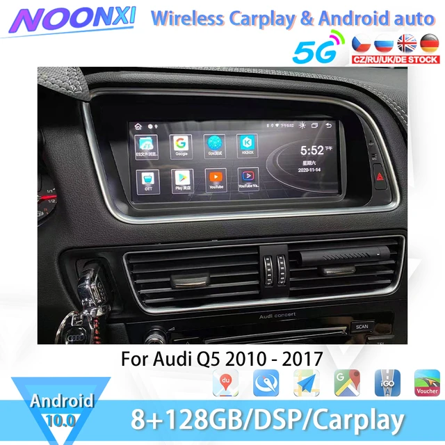 For Audi Q5 2010 - 2017 Android Auto Car Radio Coche Central Multimidia  Video Player Navi Carplay Wireless No 2 Din Autoradio - Car Multimedia  Player - AliExpress