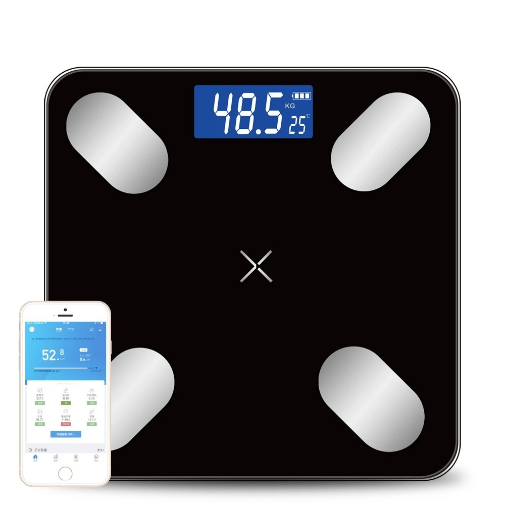 Bathroom Scales 2022 New 26x26cm 180kg 396lb Electronic Digital Household Body Fat Balance Weighing Scale Keep Exercise Review Bathroom Scales for man