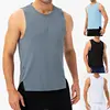 Men's Summer Fitness loose Running Vest Quick Dry Breathable Gym Workout Vest Muscle Athletic Shirt Workout Base Layer Tank Top 1