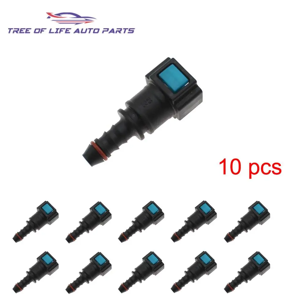 Auto Car Fuel Line Hose Coupler 2/5/8/10 7.89 ID6 Quick Release Connect Connector Fuel Line Rubber Hose Coupler Carburetor Part car fuel hose coupler