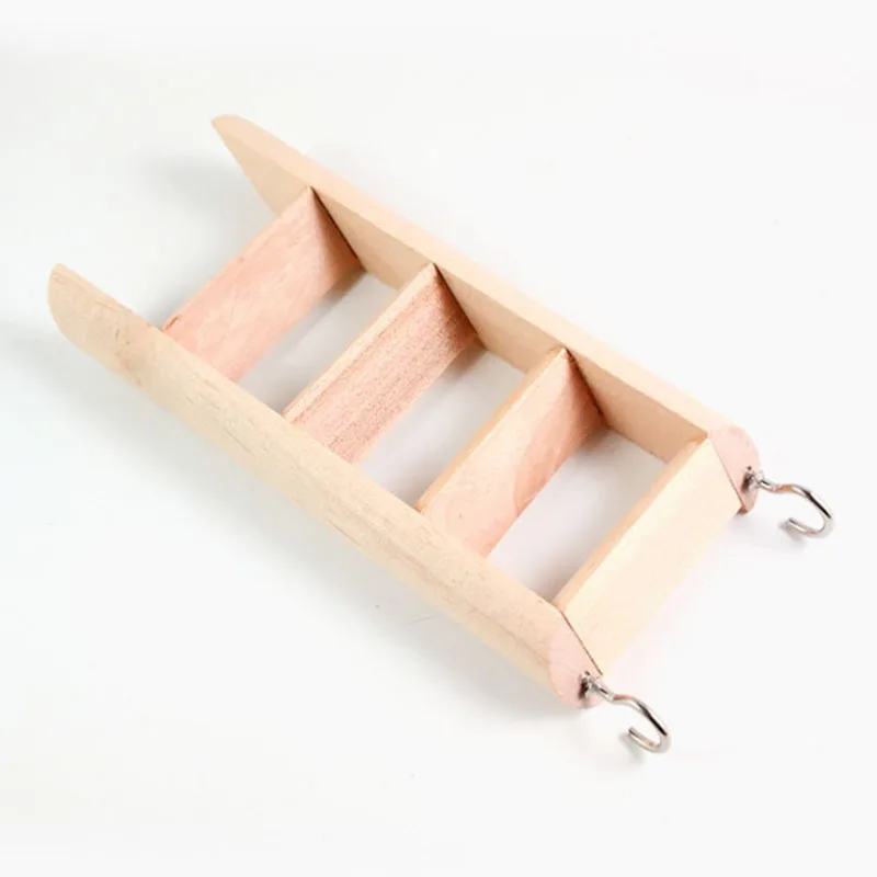 thumbnail image 2 of Natural Wood Gerbil Toys, Hamster Platform, Climbing Ladder, Bird Perch, Cage Toy, Play Gym Stand Tray, Chinchilla Platform From Homepro15, $7.85 2 of 14