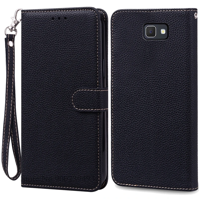 Leather Wallet Flip Cover for Samsung Galaxy J7 Prime