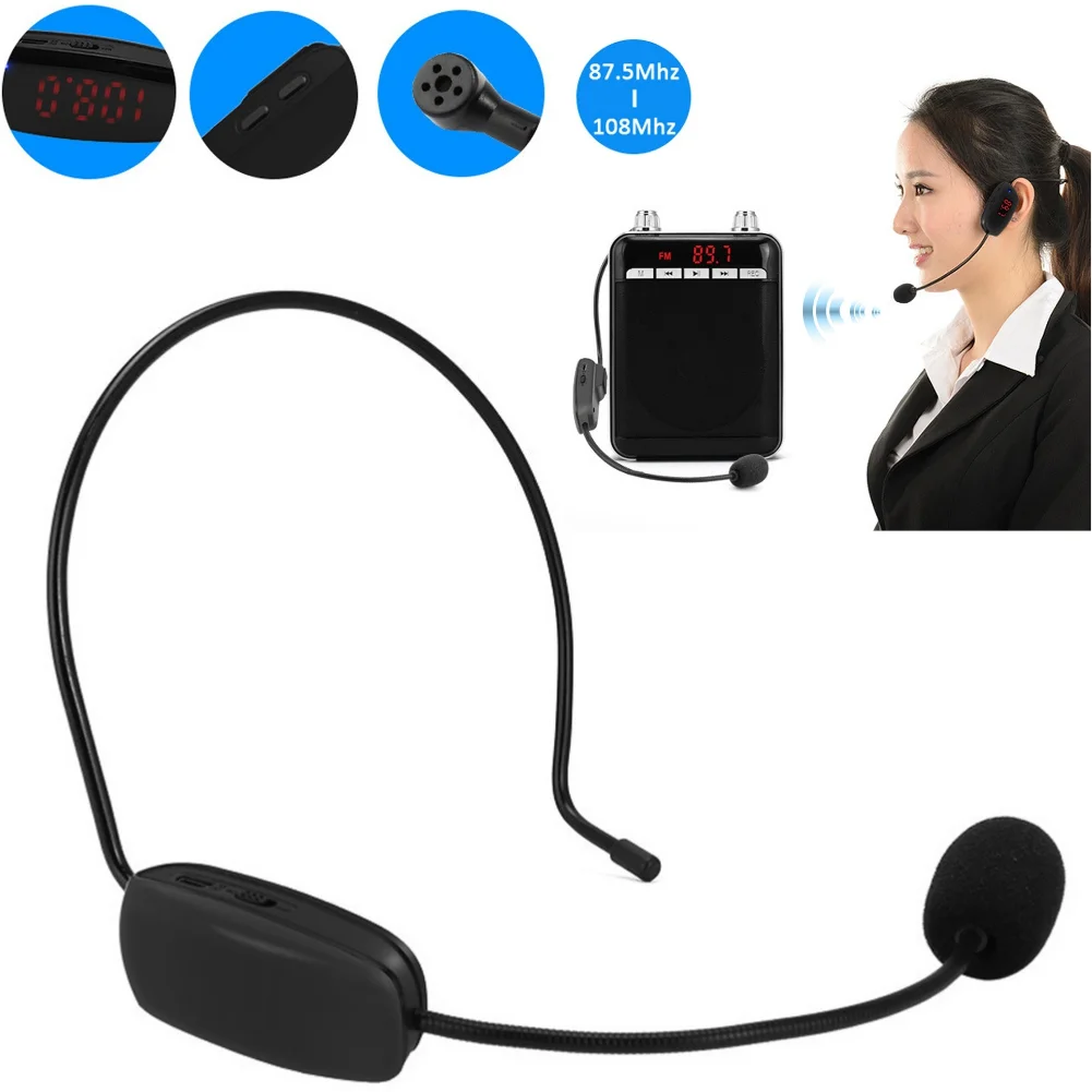 DurableFMWirelessMicrophoneHeadsetWirelessMicrophoneHeadset