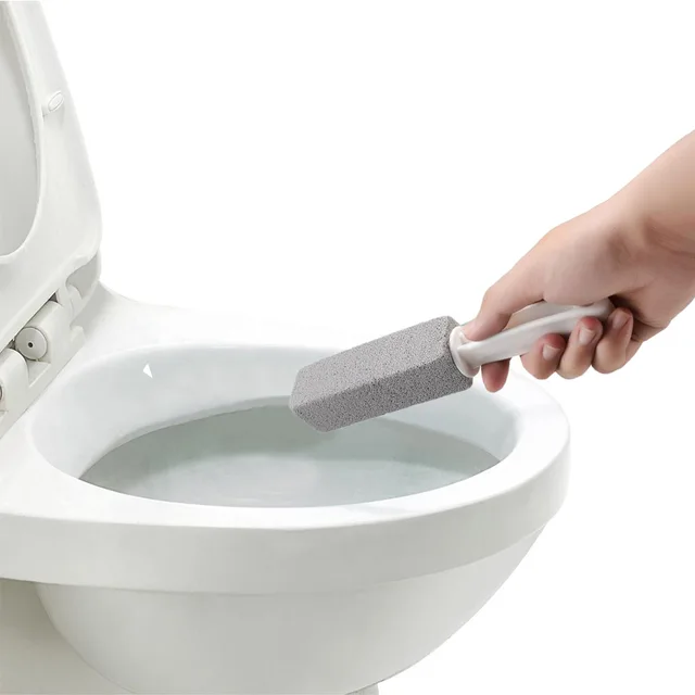4 db Konyhai Pumice Kő Fogantyú Függő Szürke Fürdőszoba Tisztítószerszám Gyakorlati Műanyag Wc Kefe Eltávolító Csempe Foltok - Image 6